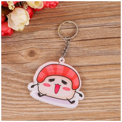 Cute Food Shaped - Two Layers Acrylic Key Chain Holder