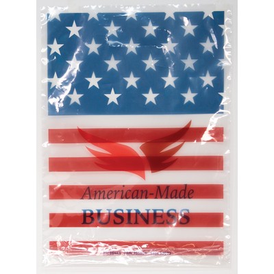 Digital Full Color 1-Sided Clear Plastic Bags with Gusset (9" x 12" x 2")