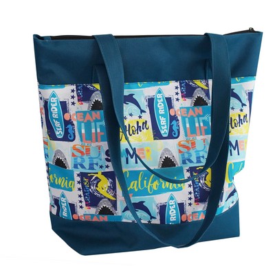 Large Conference Tote w/Full Color Printing