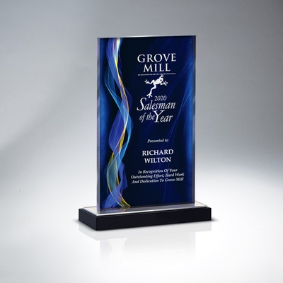 Streaming Excellence on Marble, Blue