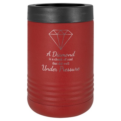 Powder Coated Maroon Can Holder