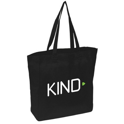 Lightweight Cotton Shopping Bag (13" x 13" x 5")
