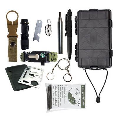 Outdoor Survival Tactical Equipment Multiple Function Tool Box