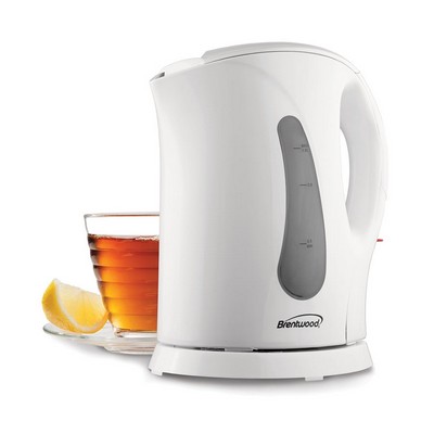 1 Quart White Electric Plastic Kettle