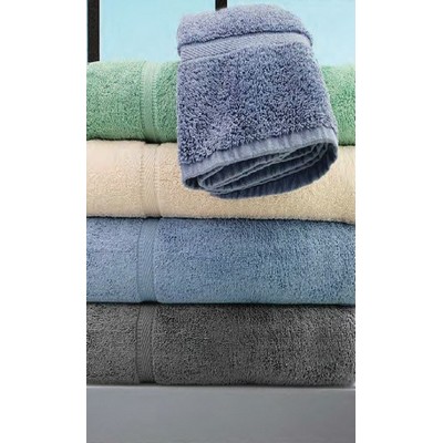 Oxford Imperiale Dobby Charcoal Gray Washcloth