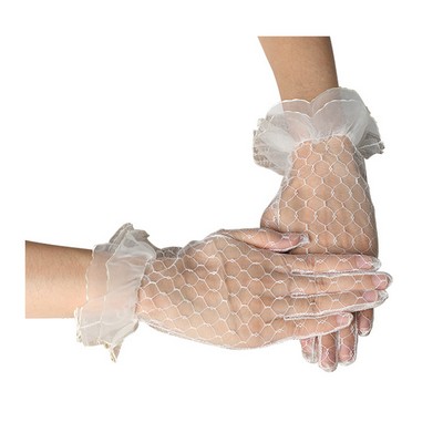 Women Lace Glove for Wedding Tea