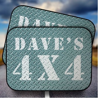 2-Piece Rear Car Floor Mat