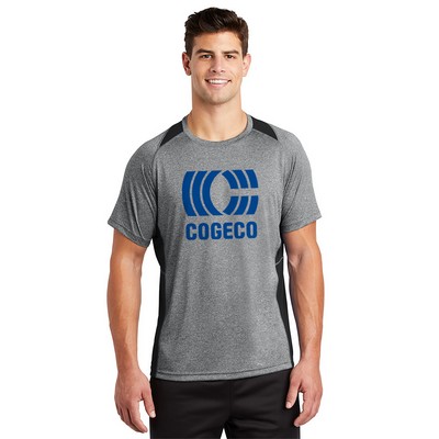 Sport-Tek® Heather Colorblock Contender Tee