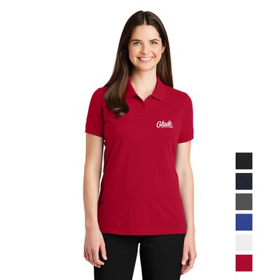 Port Authority® Women's EZCotton Embroidered Polo