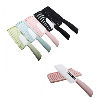 Kitchen Slicing Knife w/Sheath