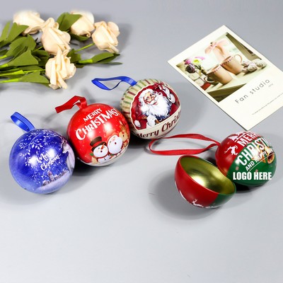 Christmas Candy Tin
