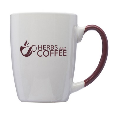 12 oz. Two Tone Ceramic Mug (1 Color Imprint)