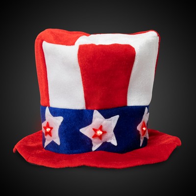 Light Up Blank Uncle Sam Hat