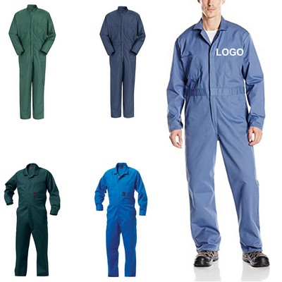 Snap Front Cotton Coverall