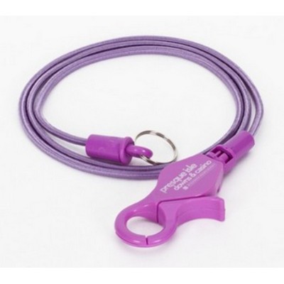 20" Length Nylon Stretch Lanyard 3.5 mm Dia. Lobster Clasp Bungee Cord