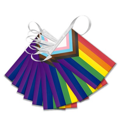 60' 1ply Plastic Progressive Pride Streamer