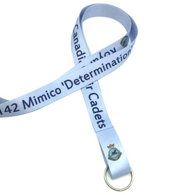 5/8" Full Color Lanyards W/Split Key-Ring