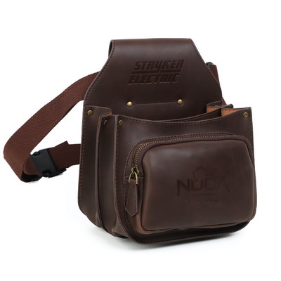 Burano Leather Shotgun Shell Bag