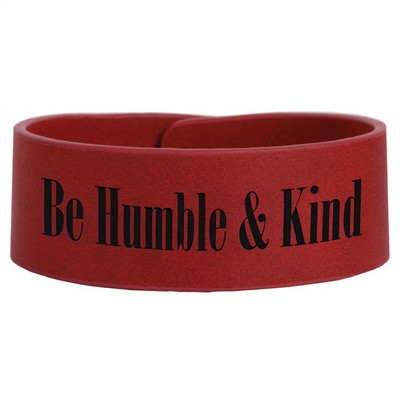 9 1/2" x 1" Rose Leatherette Cuff Bracelet