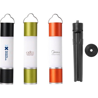 Camping Lantern , Rechargeable Hanging Flashlight with Tripod ,LED Torch, emergency power bank