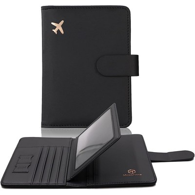 Passport Holder Card Slots , Waterproof Rfid Blocking Travel Wallet Passport cover