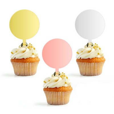 2" x 2" Acrylic Cupcake Topper