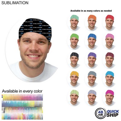 48 Hr Quick Ship - Team Building Sublimated Multifunction 2-Ply WINTER Tubular Headwear