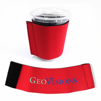 Neoprene Adjustable Velcro Can Bottle Sleeve