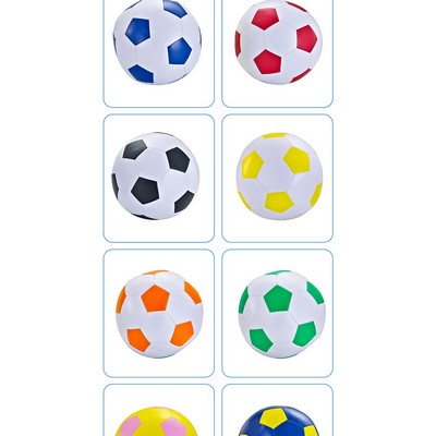 4'' Fiberfill PVC Stress Reliever Soccer Balls: Soft and Durable Fun