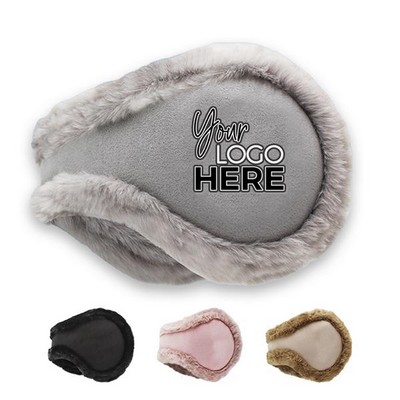 Foldable Faux Fur Earmuffs Ear Warmer