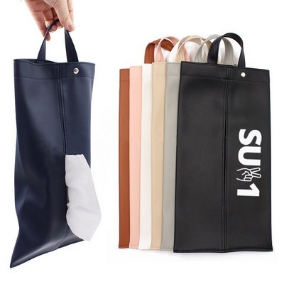 PU Tissue Box with Handles