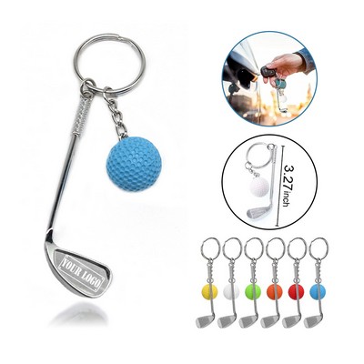 Golf Club Keychain