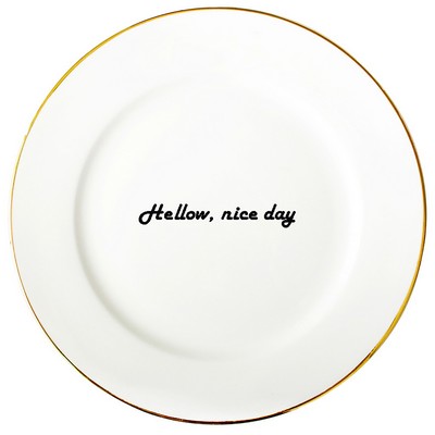 8" Round Ceramic Dish