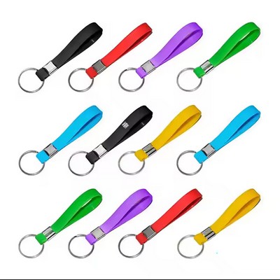 Customizable High-Quality Silicone Keychain - Durable & Stylish