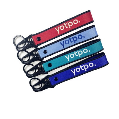 Custom Wrist Lanyards Keychain Clip