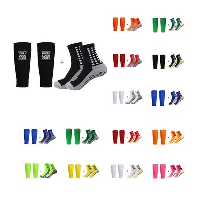 Sock and Leg Sleeve Footless Compression Set