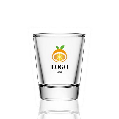 1.5 Oz Clear Shot Glasses With Heavy Base