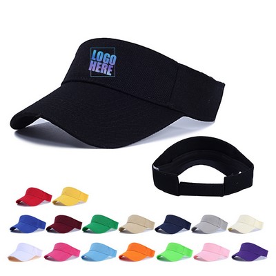 Full Color Imprint Outdoor Sport Sun Visor Cap