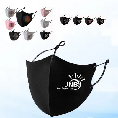 Embroidered Rhinestones Reusable Woven Masks