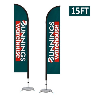 Feather Flag Kit with Cross Base & Water Bag