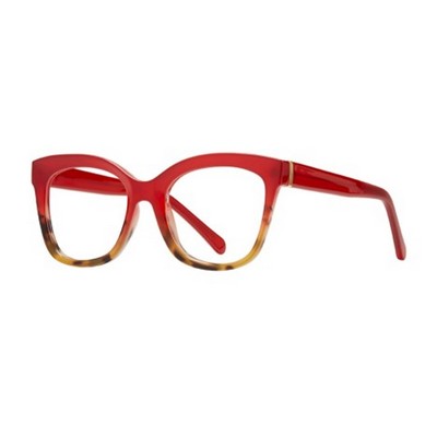 Morgan Eco-Process Red/Brown Tortoise Reading Glasses
