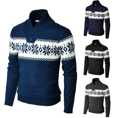 Custom Knit Men's Sweater