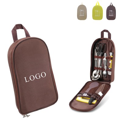 Portable Camping Utensil Bag without Tools