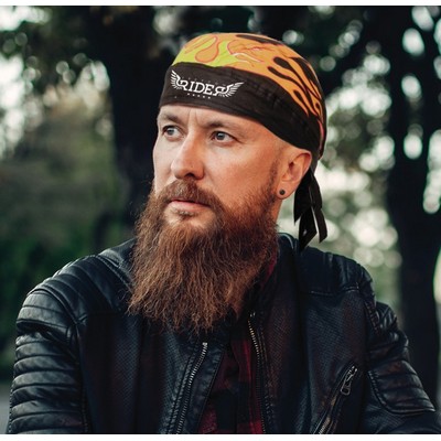 Flames Designs Hav-A-Danna® Bandanna Skull Cap Headwear