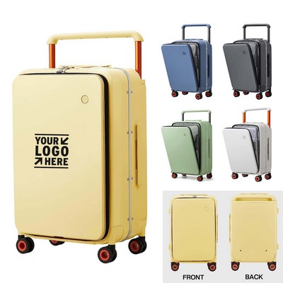 24" Wide Handle Luxury Design PC Hardside Spinner Wheels Travel Luggage