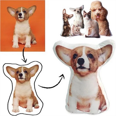 Custom Short Plush Throw Pillow