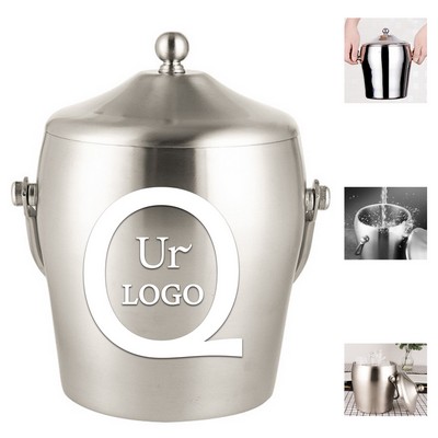Double Walled Insulated Ice Bucket