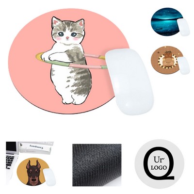 11.81 X 11.81X 0.12" Round Rubber Mouse Pad
