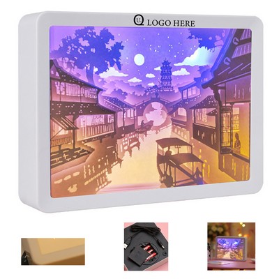 3D Layered Paper Art Night Light