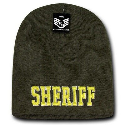 Rapid Dominance Sheriff Law Enforcement Knit Cap Beanie